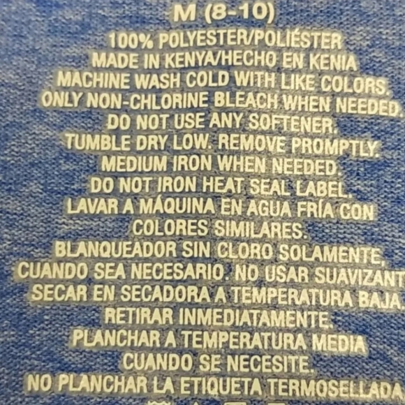 Danskin Now Womens Blue Althletic Top Dri-More Racerback  Size M(8-10) - Picture 11 of 11